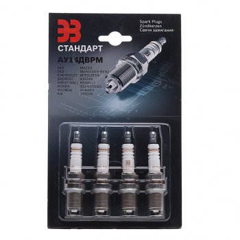 699 р. Свеча зажигания ВАЗ-2110 16V АИ-95 (блистер) комплект 4шт. ЗАЗС ЗАЗС ау 14дврм (1,0)  с доставкой в г. Майкоп. Увеличить фотографию 1