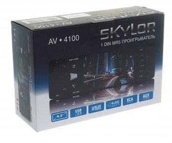 4 849 р. Магнитола автомобильная 1DIN SKYLOR SKYLOR av-4100  с доставкой в г. Майкоп. Увеличить фотографию 6