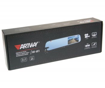 4 099 р. Видеорегистратор в зеркале ARTWAY ARTWAY av-601  с доставкой в г. Майкоп. Увеличить фотографию 6