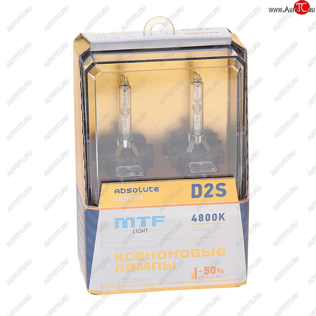 5 449 р. Лампа ксеноновая D2S 4800K бокс (2шт.) MTF MTF avbd2s  с доставкой в г. Майкоп
