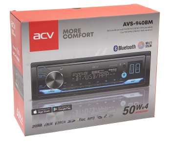 4 549 р. Магнитола автомобильная 1DIN ACV ACV avs-940bm  с доставкой в г. Майкоп. Увеличить фотографию 4