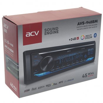3 599 р. Магнитола автомобильная 1DIN 24V ACV ACV avs-948bm  с доставкой в г. Майкоп. Увеличить фотографию 4