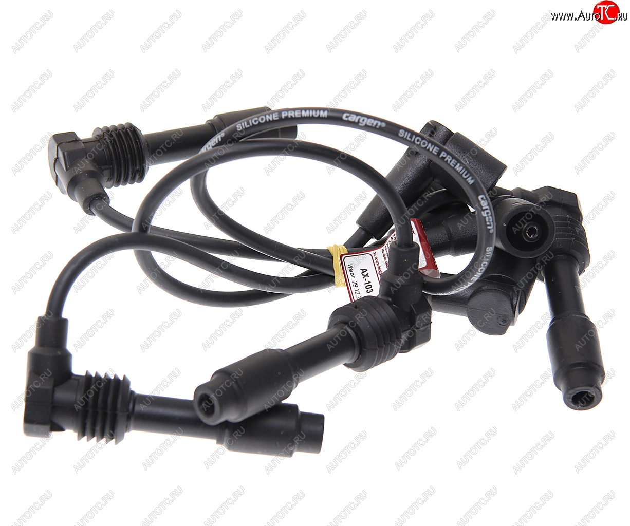 1 999 р. Провод высоковольтный CHEVROLET Lacetti (03-) (1.8),Rezzo (00-) (2.0) комплект CARGEN CARGEN ax103  с доставкой в г. Майкоп
