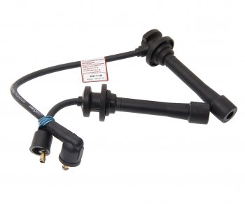 1 199 р. Провод высоковольтный KIA Rio (00-05) (1.5),Spectra (1.6) комплект (2шт.) CARGEN CARGEN ax118  с доставкой в г. Майкоп. Увеличить фотографию 2