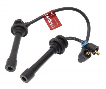 1 199 р. Провод высоковольтный KIA Rio (00-05) (1.5),Spectra (1.6) комплект (2шт.) CARGEN CARGEN ax118  с доставкой в г. Майкоп. Увеличить фотографию 1