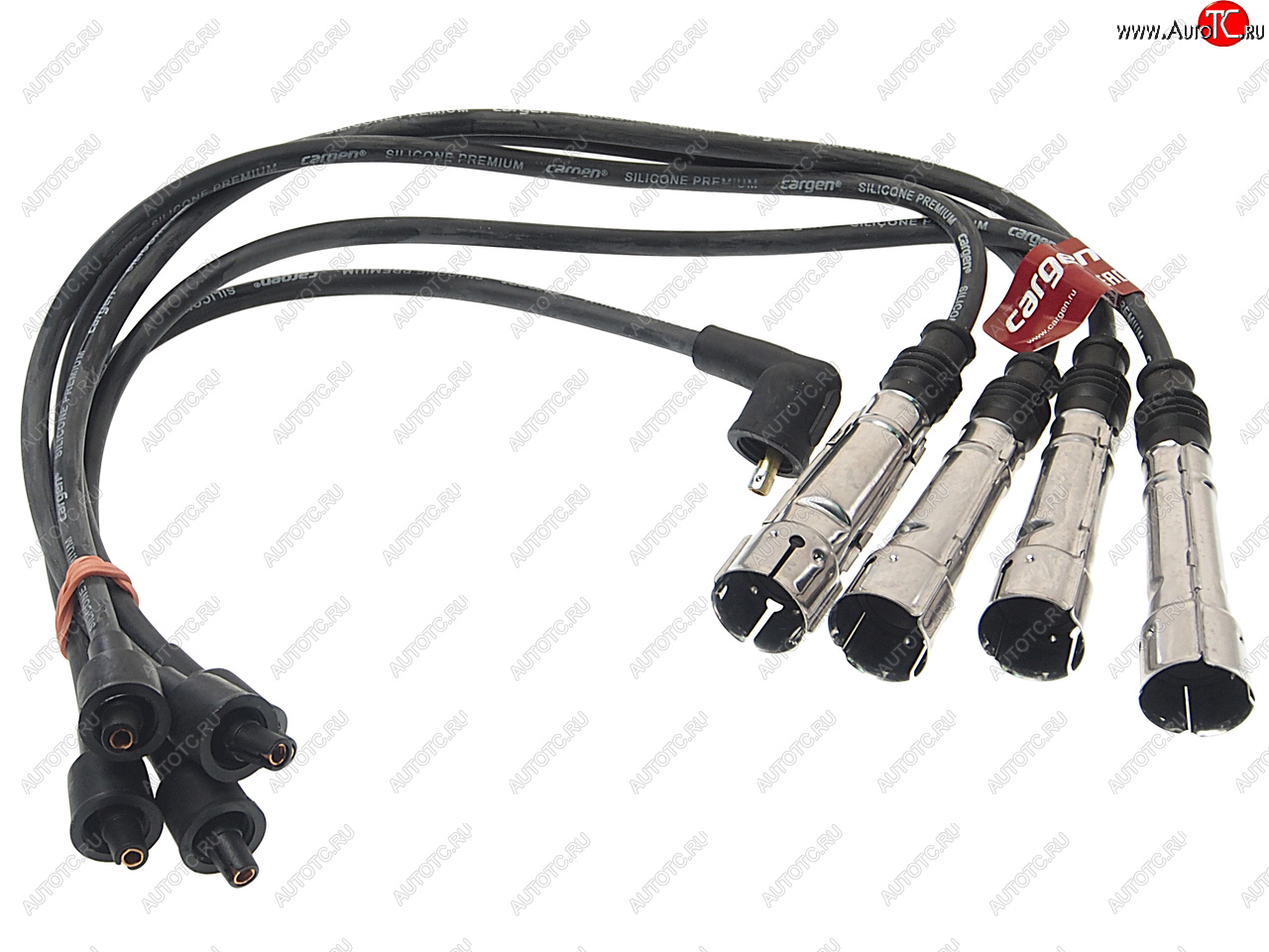 2 579 р. Провод высоковольтный AUDI 80,100,A6 (AADABKAAE) комплект CARGEN CARGEN ax137  с доставкой в г. Майкоп