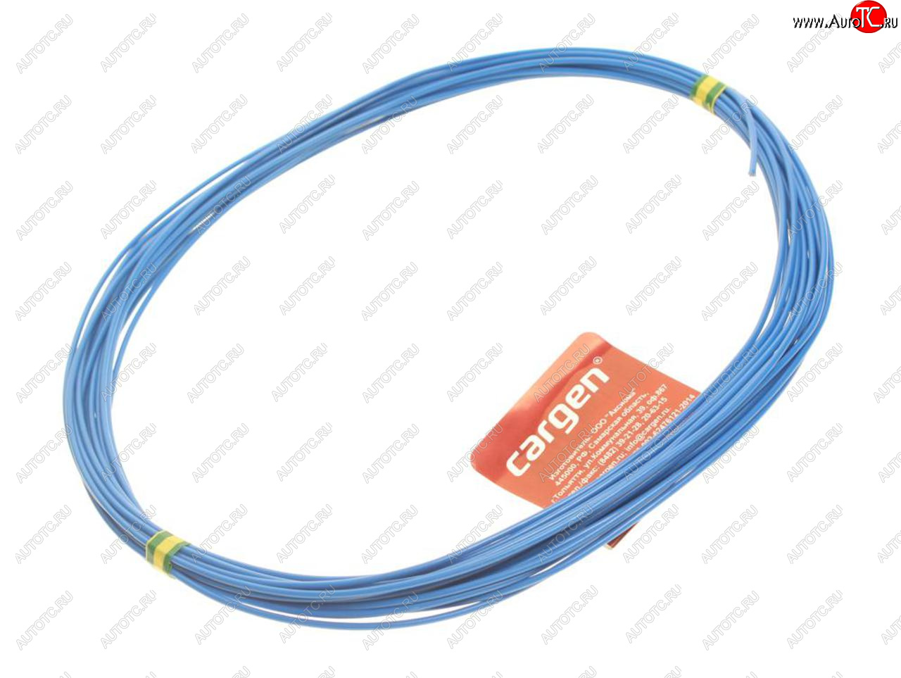 329 р. Провод монтажный ПВАМ 10м (сечение 0.75 кв.мм) голубой CARGEN CARGEN ax3514  с доставкой в г. Майкоп