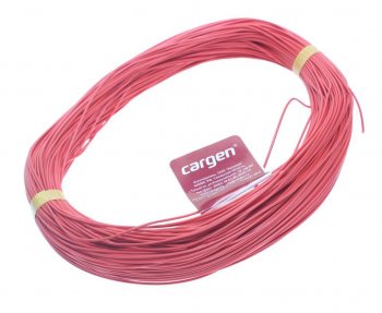 1 669 р. Провод монтажный ПВАМ 100м (сечение 0.5 кв.мм) красный CARGEN CARGEN ax3561001  с доставкой в г. Майкоп. Увеличить фотографию 1