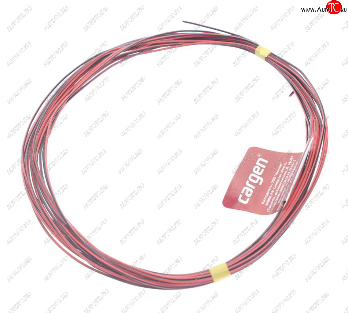260 р. Провод монтажный ПВАМ 10м (сечение 0.5 кв.мм) красно-черный CARGEN CARGEN ax357  с доставкой в г. Майкоп
