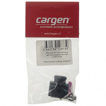 164 р. Разъем VW AUDI SEAT SKODA электрический датчика давления 4-х контактный CARGEN CARGEN ax6624s  с доставкой в г. Майкоп. Увеличить фотографию 3