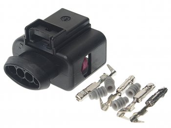 659 р. Разъем VW AUDI SEAT SKODA электрический 4-х контактный датчика давления CARGEN CARGEN ax6664s  с доставкой в г. Майкоп. Увеличить фотографию 2
