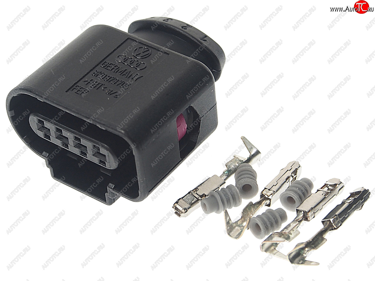 659 р. Разъем VW AUDI SEAT SKODA электрический 4-х контактный датчика давления CARGEN CARGEN ax6664s  с доставкой в г. Майкоп