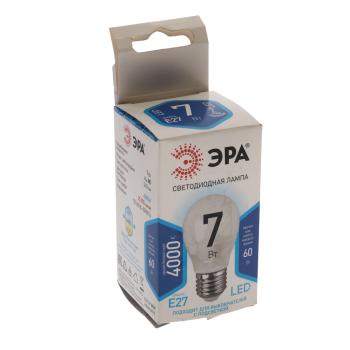 99 р. Лампа светодиодная E27 P45 7W (60W) 220V нейтральный ЭРА ЭРА б0020554  с доставкой в г. Майкоп. Увеличить фотографию 3
