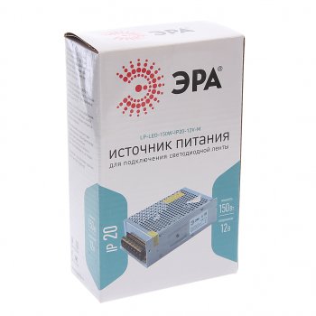 1 999 р. Блок питания светодиодной ленты 12V 150W IP20 ЭРА ЭРА б0044742  с доставкой в г. Майкоп. Увеличить фотографию 3