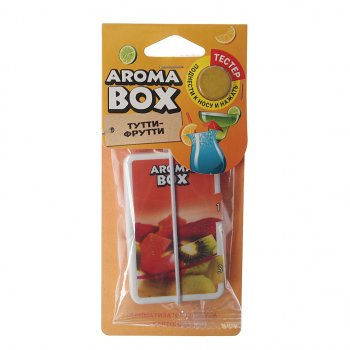 148 р. Ароматизатор подвесной картон высококапиллярный (тутти-фрутти) Aroma Box FOUETTE FOUETTE b-13  с доставкой в г. Майкоп. Увеличить фотографию 1