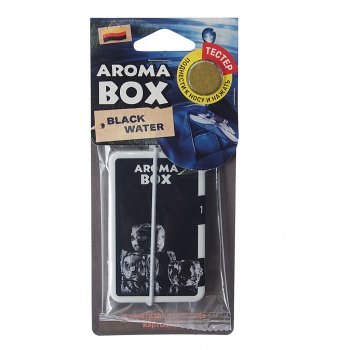 152 р. Ароматизатор подвесной картон высококапиллярный (лед черный) Aroma Box FOUETTE FOUETTE b-17  с доставкой в г. Майкоп. Увеличить фотографию 1