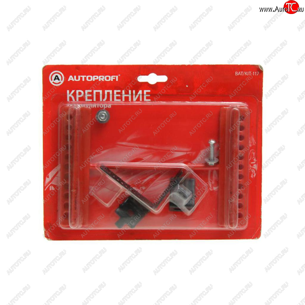 589 р. Кронштейн крепления АКБ универсальный, изолированный, с переходниками 148 AUTOPROFI AUTOPROFI batkit-117  с доставкой в г. Майкоп