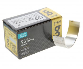 140 р. Вкладыш ГАЗ-3302 дв.CUMMINS ISF 2.8 коренной нижний d=0.00 (ОАО ГАЗ) G-PART bbl1047  с доставкой в г. Майкоп. Увеличить фотографию 2