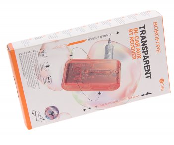 1 089 р. Адаптер Bluetooth автомобильный BOROFONE BOROFONE bc46 vitality orange  с доставкой в г. Майкоп. Увеличить фотографию 3