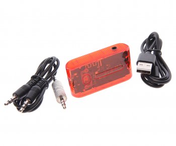 1 089 р. Адаптер Bluetooth автомобильный BOROFONE BOROFONE bc46 vitality orange  с доставкой в г. Майкоп. Увеличить фотографию 1