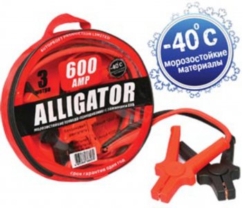 2 539 р. Провода для прикуривания 600А 3.0м ALLIGATOR ALLIGATOR bc-600  с доставкой в г. Майкоп. Увеличить фотографию 1