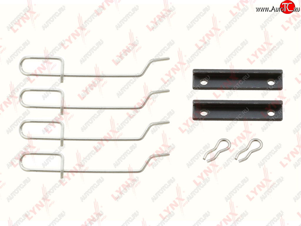 339 р. Комплект PEUGEOT 106,205,306 CITROEN Xsara,Saxo монтажный колодок тормозных задних LYNX LYNX bc8187  с доставкой в г. Майкоп