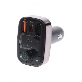 1 699 р. Устройство зарядное в прикуриватель с трансмиттером (bluetooth,hands free) черное XO XO bcc06 black  с доставкой в г. Майкоп. Увеличить фотографию 1