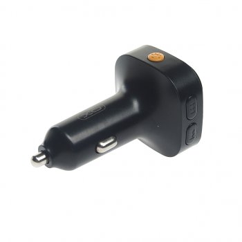 969 р. Устройство зарядное в прикуриватель с трансмиттером (bluetooth,hands free) черное XO XO bcc08 black  с доставкой в г. Майкоп. Увеличить фотографию 2