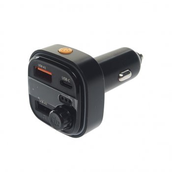 969 р. Устройство зарядное в прикуриватель с трансмиттером (bluetooth,hands free) черное XO XO bcc08 black  с доставкой в г. Майкоп. Увеличить фотографию 1