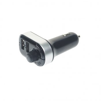 979 р. Устройство зарядное в прикуриватель с трансмиттером (bluetooth,hands free) черное XO XO bcc10 black  с доставкой в г. Майкоп. Увеличить фотографию 1