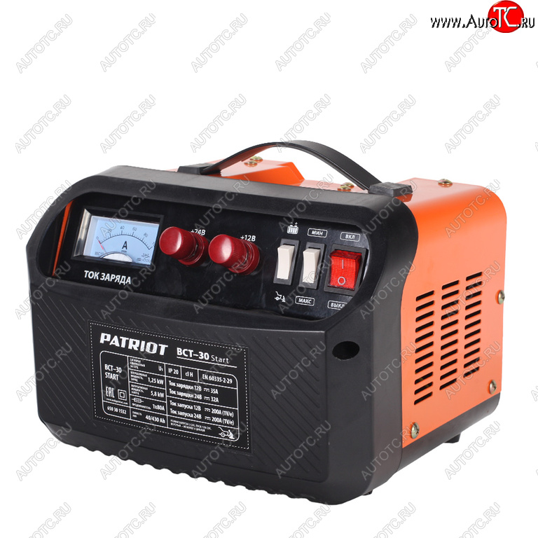 11 999 р. Устройство пуско-зарядное 12-24V40-430Ач200А PATRIOT PATRIOT bct-30 star  с доставкой в г. Майкоп