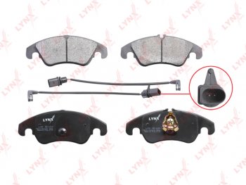 3 879 р. Колодки тормозные передние(4шт.) LYNX Audi A4 B5 8D5 универсал 1-ый рестайлинг (1996-1998)  с доставкой в г. Майкоп. Увеличить фотографию 2