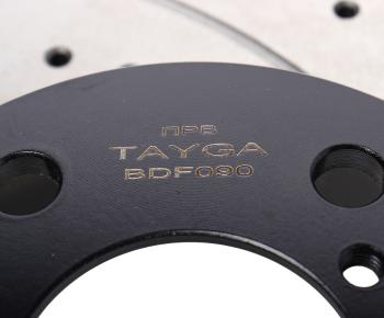 8 899 р. Диск тормозной SUBARU Forester,Impreza,Legacy,Outback передний перфорированный комплект TAYGA TAYGA bdf090  с доставкой в г. Майкоп. Увеличить фотографию 4