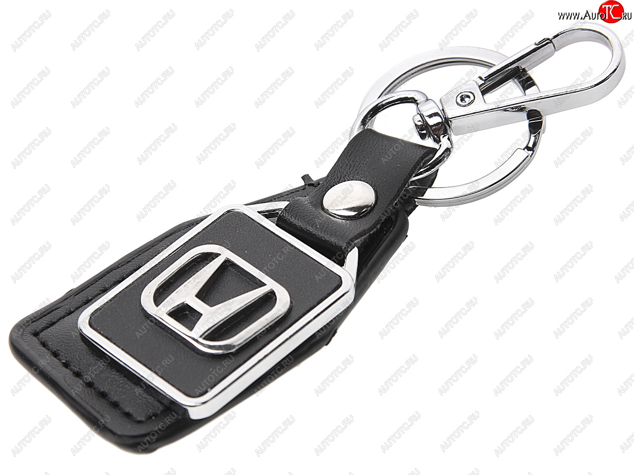 191 р. Брелок HONDA металл, кожа MASHINOKOM MASHINOKOM bkn 008  с доставкой в г. Майкоп