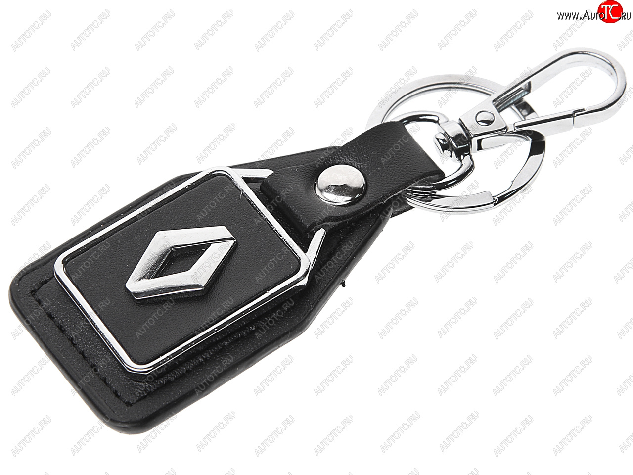 191 р. Брелок RENAULT черный, металл, кожа MASHINOKOM MASHINOKOM bkn 010  с доставкой в г. Майкоп