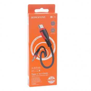 264 р. Переходник USB Type C на jack 3.5 BOROFONE BOROFONE bl14 black BOROFONE bl14 black  с доставкой в г. Майкоп. Увеличить фотографию 3