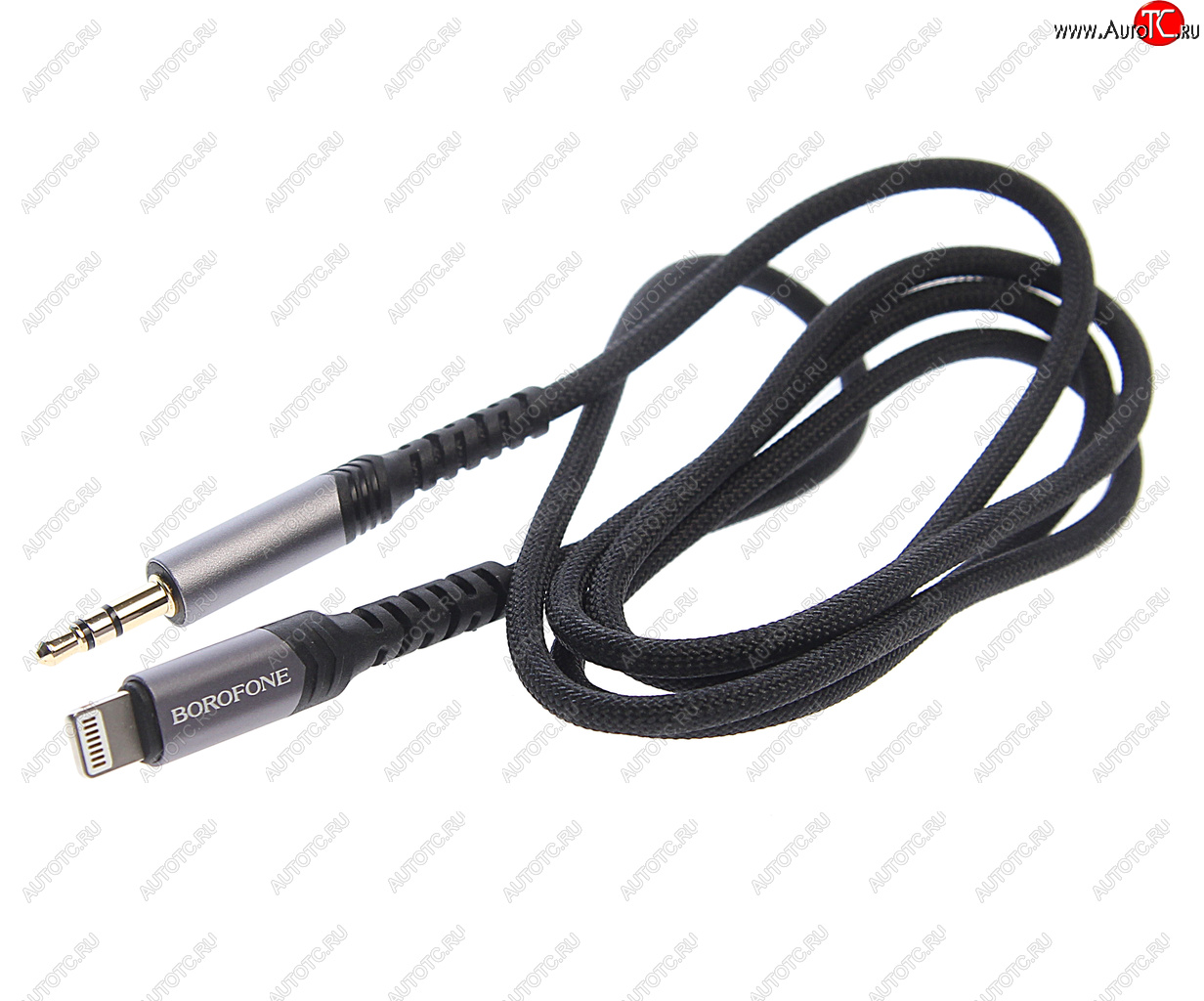 559 р. Переходник iPhone (5-) на jack 3.5 BOROFONE BOROFONE bl15 metal gray BOROFONE bl15 metal gray  с доставкой в г. Майкоп