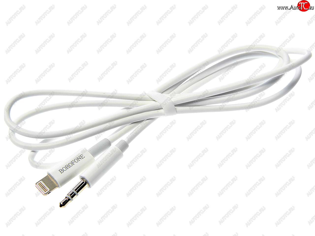 479 р. Переходник iPhone (5-) на jack 3.5 белый BOROFONE BOROFONE bl9 white  с доставкой в г. Майкоп