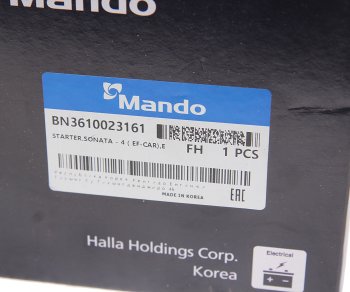 13 999 р. Стартер HYUNDAI Elantra,Matrix,Tucson KIA Carens,Cerato МКПП (1.4кВт) MANDO MANDO bn3610023161  с доставкой в г. Майкоп. Увеличить фотографию 5