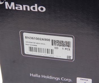 12 349 р. Стартер HYUNDAI i40 (15-) KIA Optima (15-) (1.7) MANDO MANDO bn361002a900  с доставкой в г. Майкоп. Увеличить фотографию 5