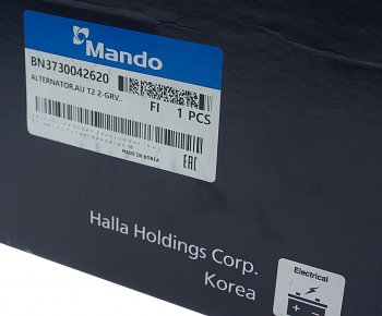 29 999 р. Генератор HYUNDAI Porter (65А,12V) MANDO MANDO bn3730042620  с доставкой в г. Майкоп. Увеличить фотографию 5
