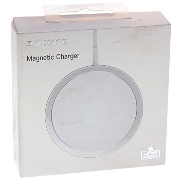 1 399 р. Устройство зарядное беспроводное для iPhone (12-) BOROFONE BOROFONE bq9 silver BOROFONE bq9 silver  с доставкой в г. Майкоп. Увеличить фотографию 3