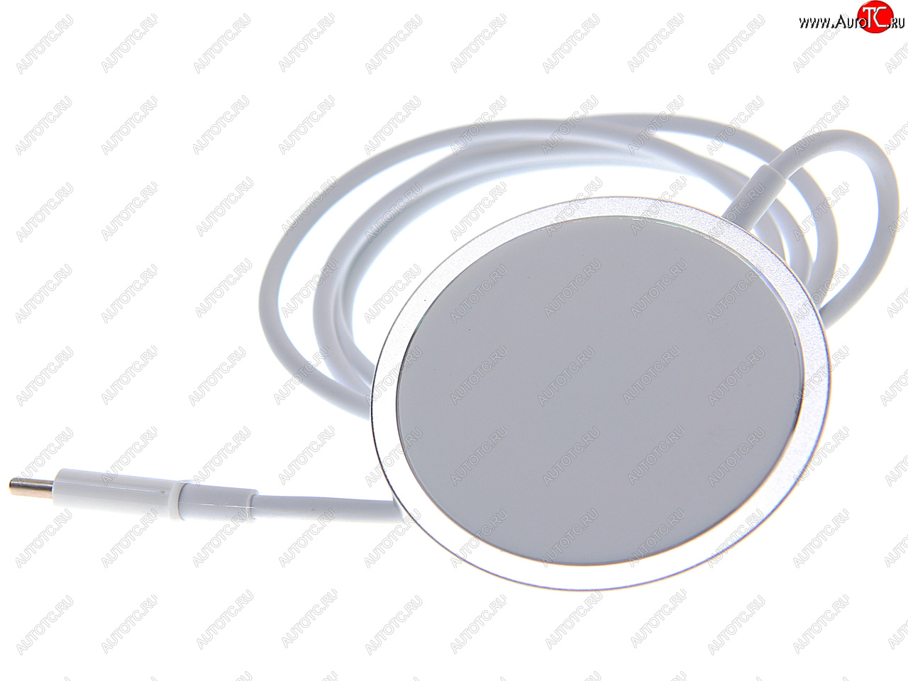 1 399 р. Устройство зарядное беспроводное для iPhone (12-) BOROFONE BOROFONE bq9 silver BOROFONE bq9 silver  с доставкой в г. Майкоп