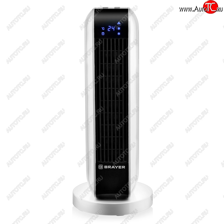 6 099 р. Тепловентилятор бытовой 2.00Вт (20кв.м) 2 уровн.мощности LED-дисплей пульт ДУ .вращ. 35 BRAYER BRAYER br4802  с доставкой в г. Майкоп