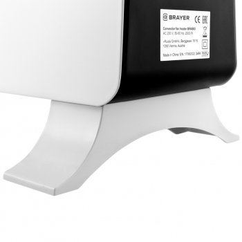 5 599 р. Конвектор 2.00кВт (25кв.м) напольный бело-черный BRAYER BRAYER br4883  с доставкой в г. Майкоп. Увеличить фотографию 6