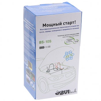 13 199 р. Устройство пусковое 12V 2000A 16000мАч (power bank) BVITECH BVITECH bs-10sqdsp16  с доставкой в г. Майкоп. Увеличить фотографию 5