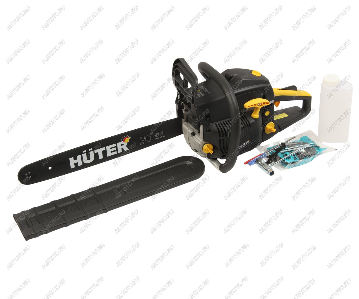 9 899 р. Бензопила 3.8 л.с.50.5см HUTER HUTER bs-52   с доставкой в г. Майкоп