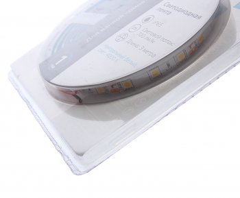 699 р. Лента светодиодная гибкая 10W 3м IP65 12V холодный белый (блистер) Basic GAUSS GAUSS bt052 GAUSS bt052  с доставкой в г. Майкоп. Увеличить фотографию 2
