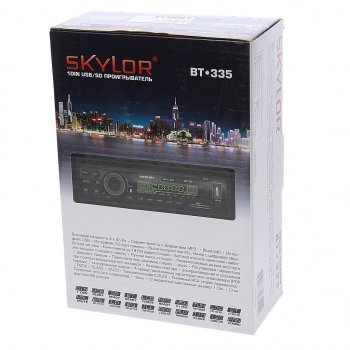1 599 р. Магнитола автомобильная 1DIN SKYLOR SKYLOR bt-335  с доставкой в г. Майкоп. Увеличить фотографию 4