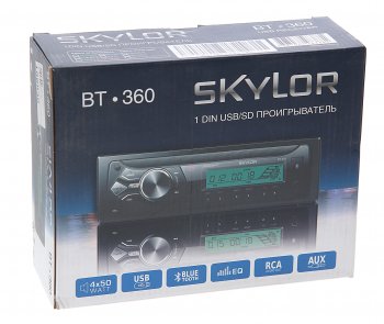 2 859 р. Магнитола автомобильная 1DIN SKYLOR SKYLOR bt-360  с доставкой в г. Майкоп. Увеличить фотографию 4